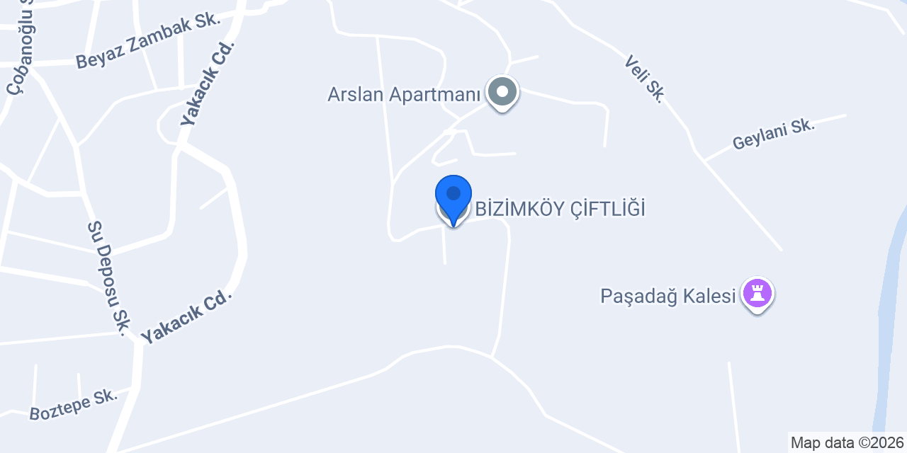 BİZİMKÖY ÇİFTLİĞİ konumu