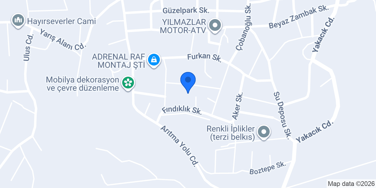 Vav Dizayn Tasarım konumu