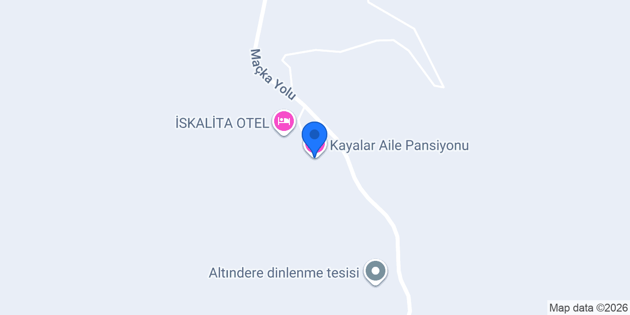 Kayalar Aile Pansiyonu konumu