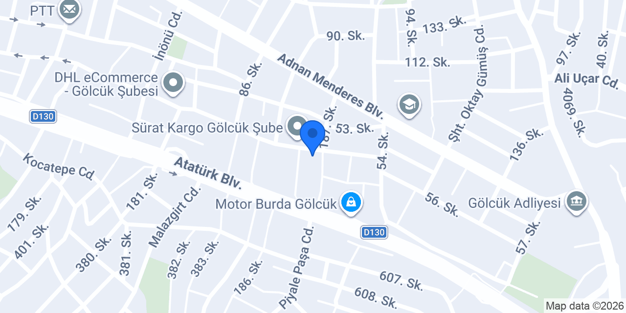 SARAL Halı Yıkama konumu