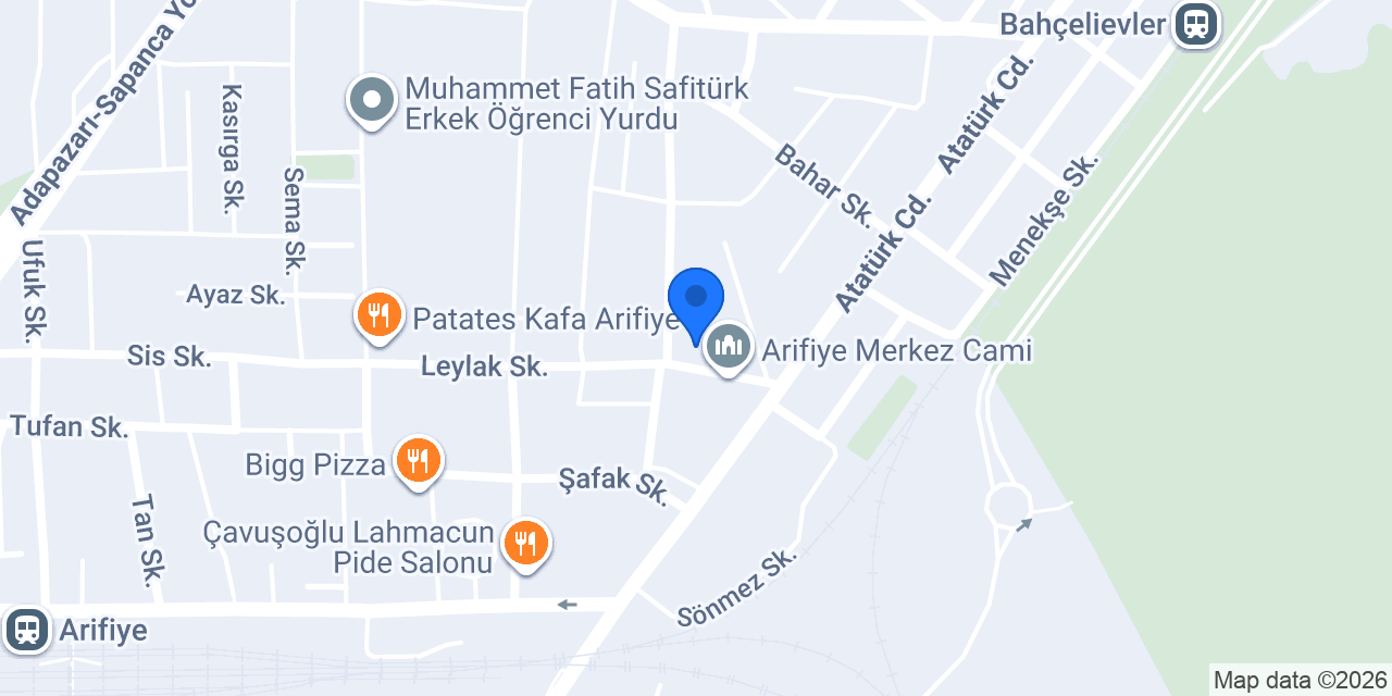 Kebapçı Şevket Usta konumu