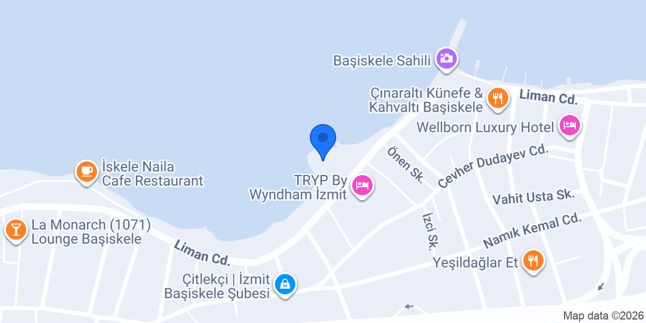 Lastik İş Cafe & Restaurant konumu