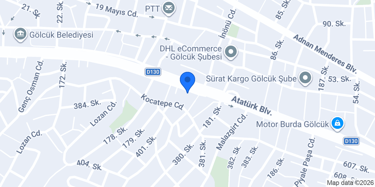 ELİF YAPI DEKORASYON / GÖLCÜK YAPI DEKORASYON konumu