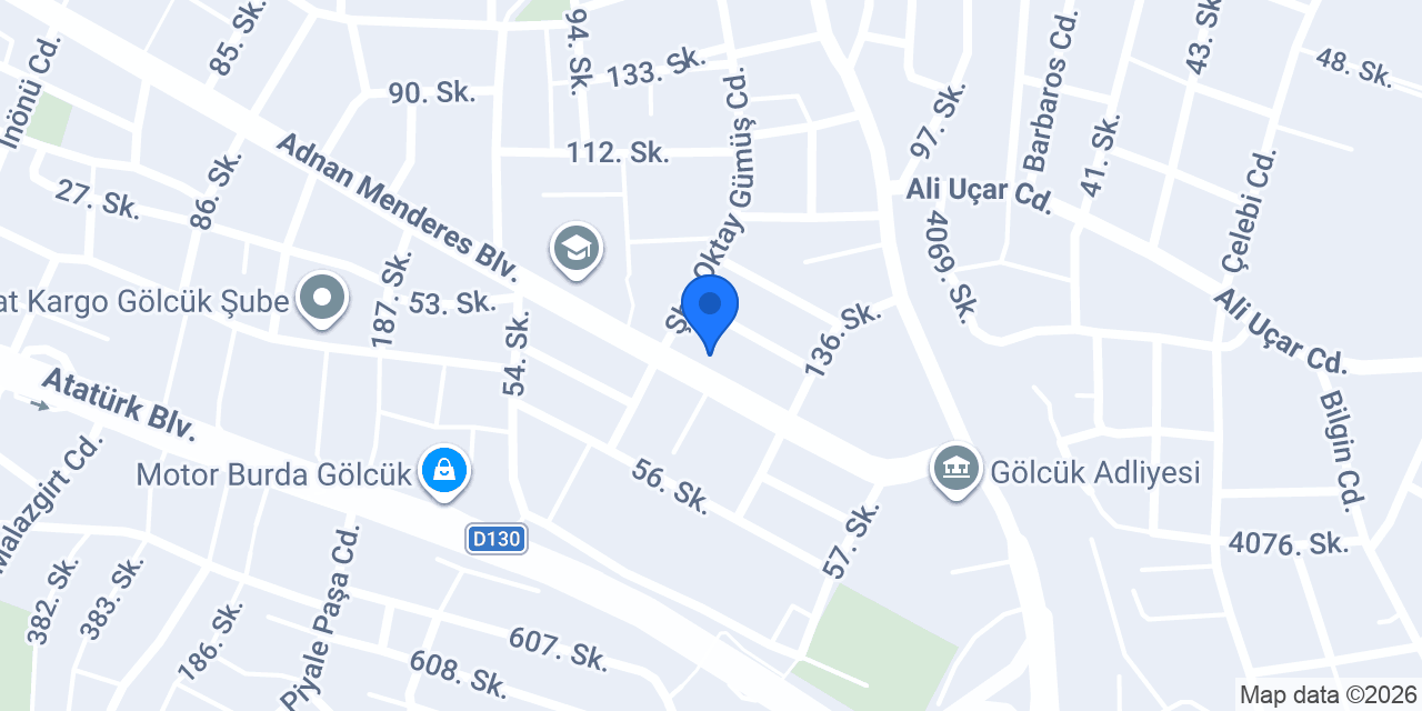 GÖLCÜK DUŞ konumu
