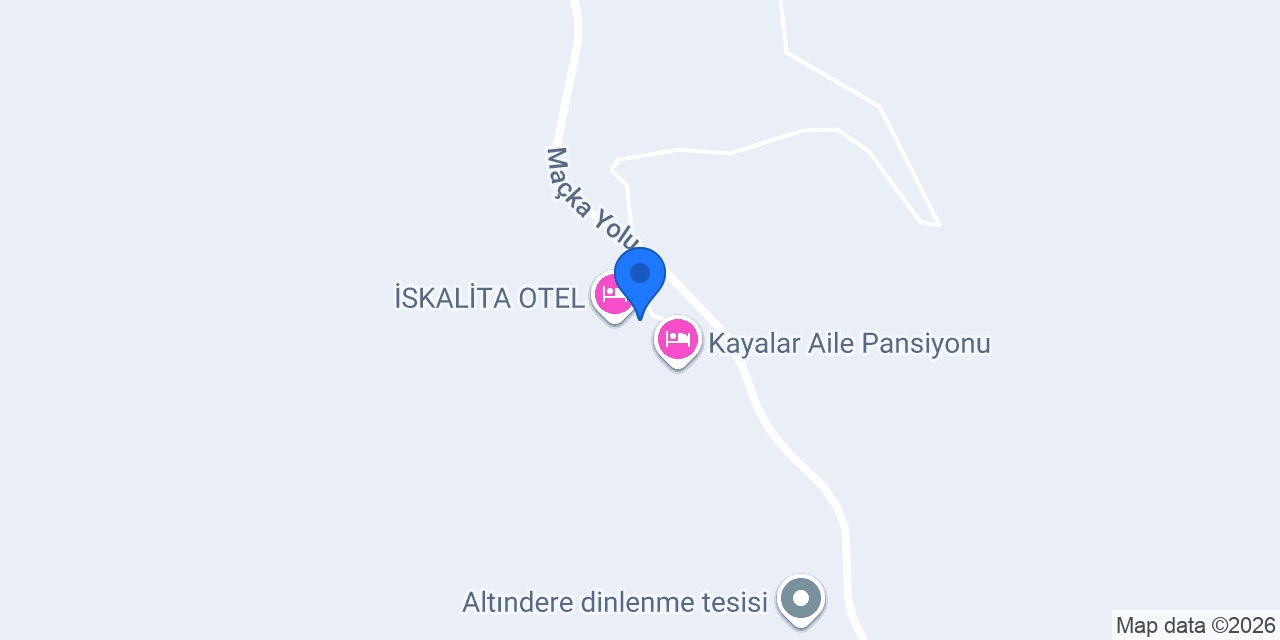 Altındere Kır Evi konumu