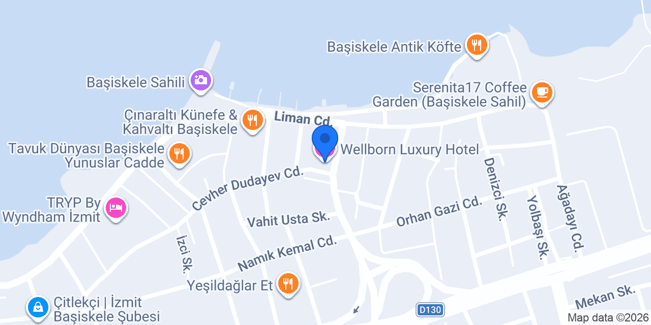 Wellborn Luxury Hotel konumu
