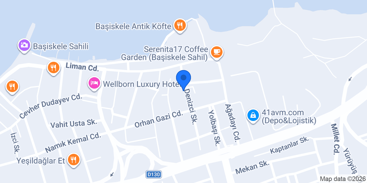 Başiskele Ortaöğretim Erkek Öğrenci Yurdu konumu