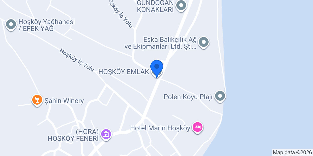 HOŞKÖY EMLAK konumu