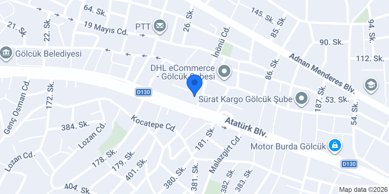 İstikbal Gölcük konumu