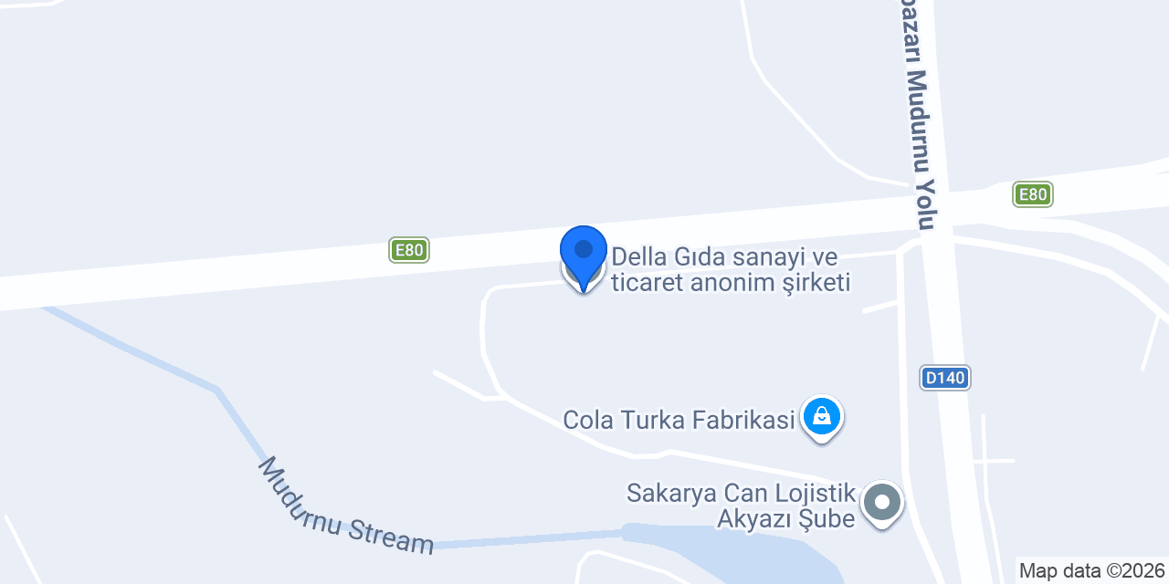 Della Gıda sanayi ve ticaret anonim şirketi konumu