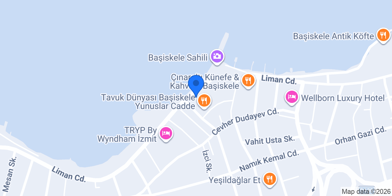Balıkçı Güngör - Başiskele konumu