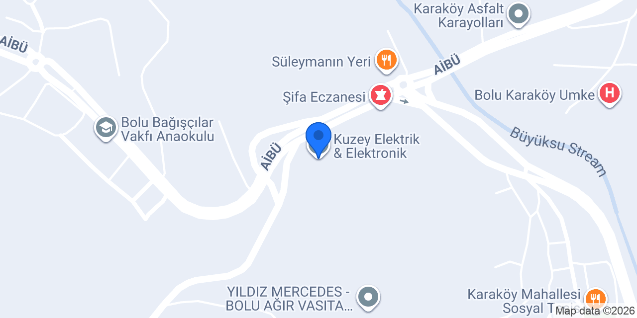 Kuzey Elektrik & Elektronik konumu