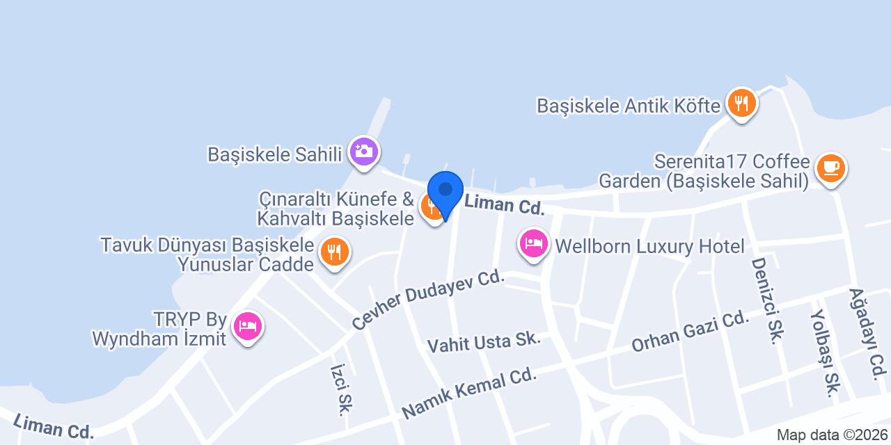 Refiye Sahil Başiskele konumu
