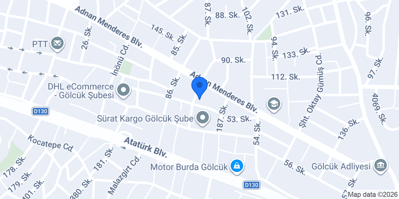 İSMET OTO konumu