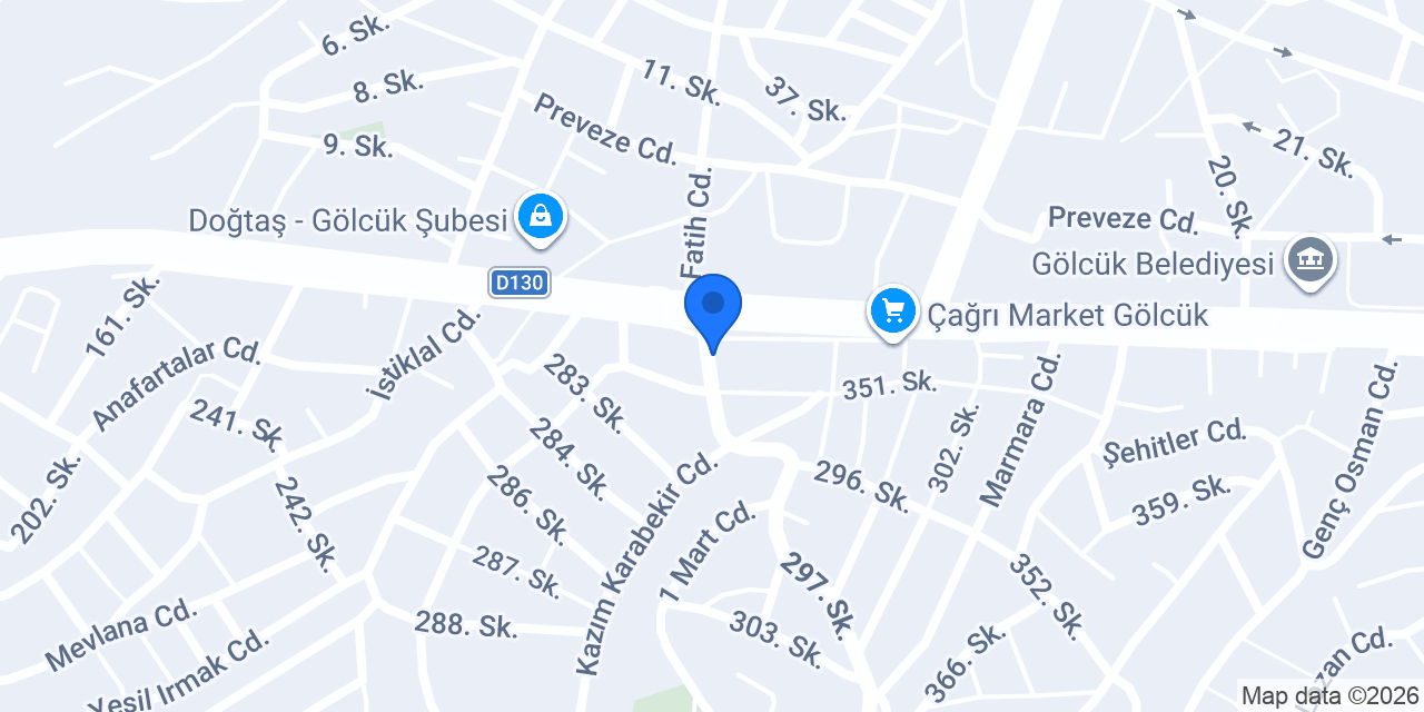 BAŞOĞLU MANİTOU KİRALAMA GÖLCÜK konumu