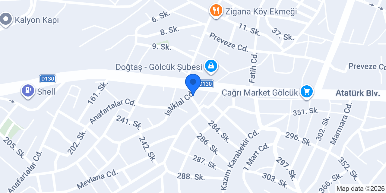KARACA MARKET konumu