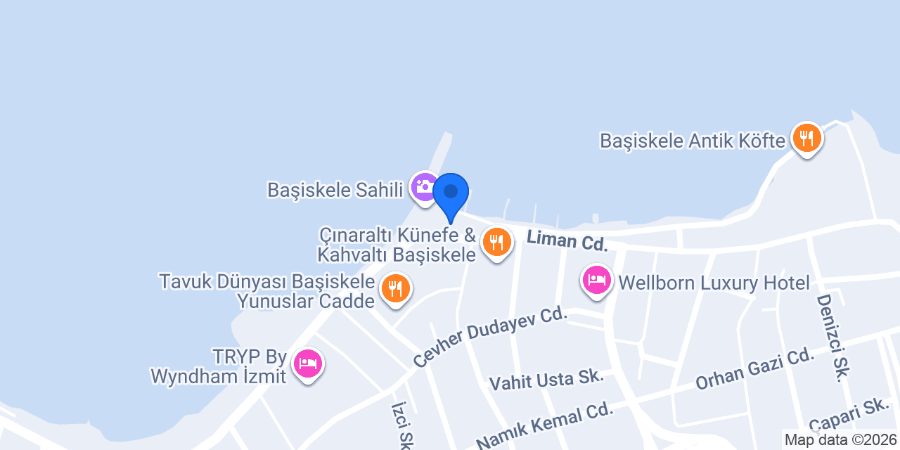 Başiskele Kızılay Şubesi konumu