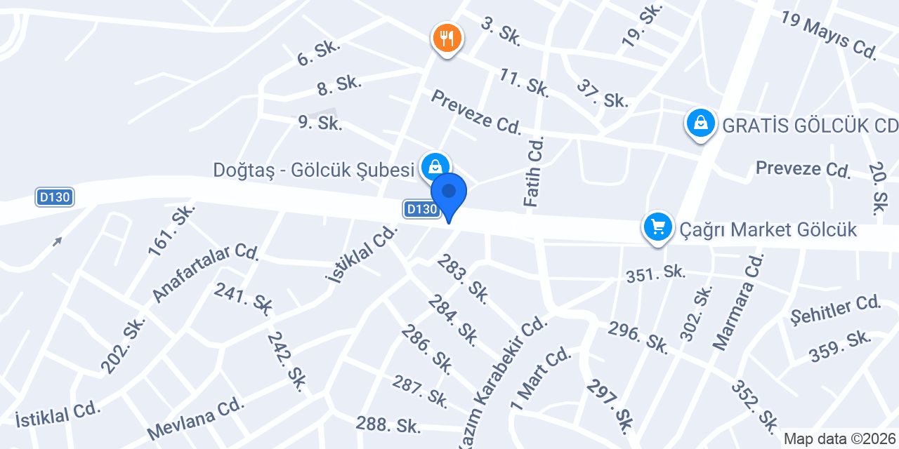 Haluk Usta Börek & Pide konumu