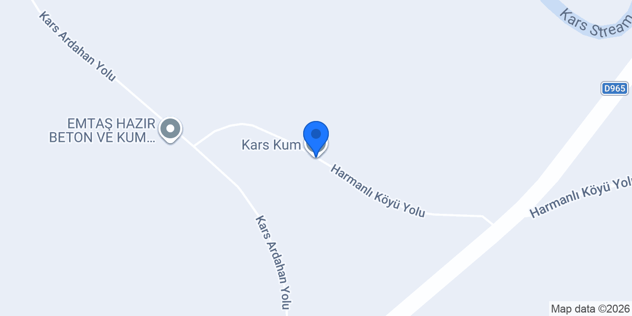 Kars Kum konumu