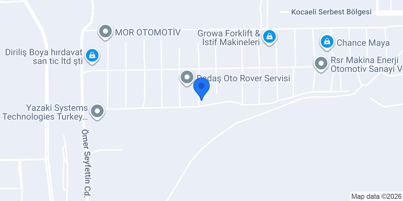ÇOLAK OTOMOTİV konumu