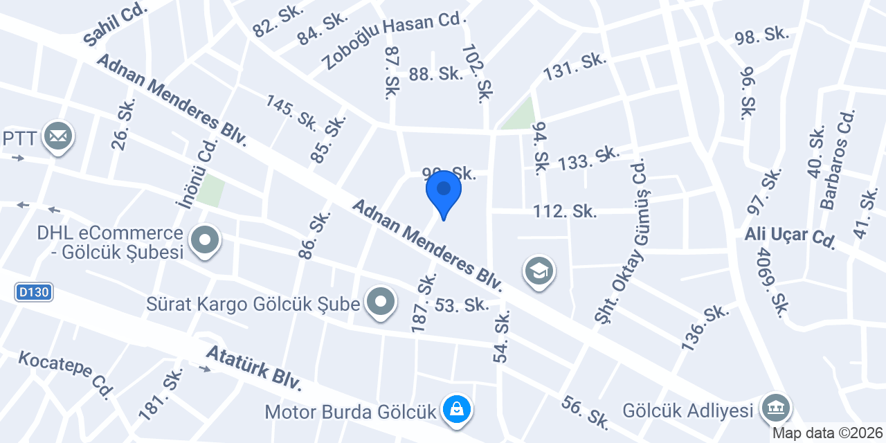 Gozde Pansiyon konumu