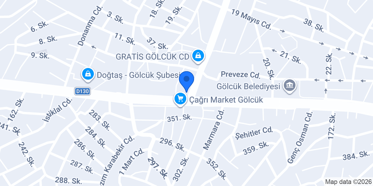 DOĞA GÖLCÜK ŞUBE konumu