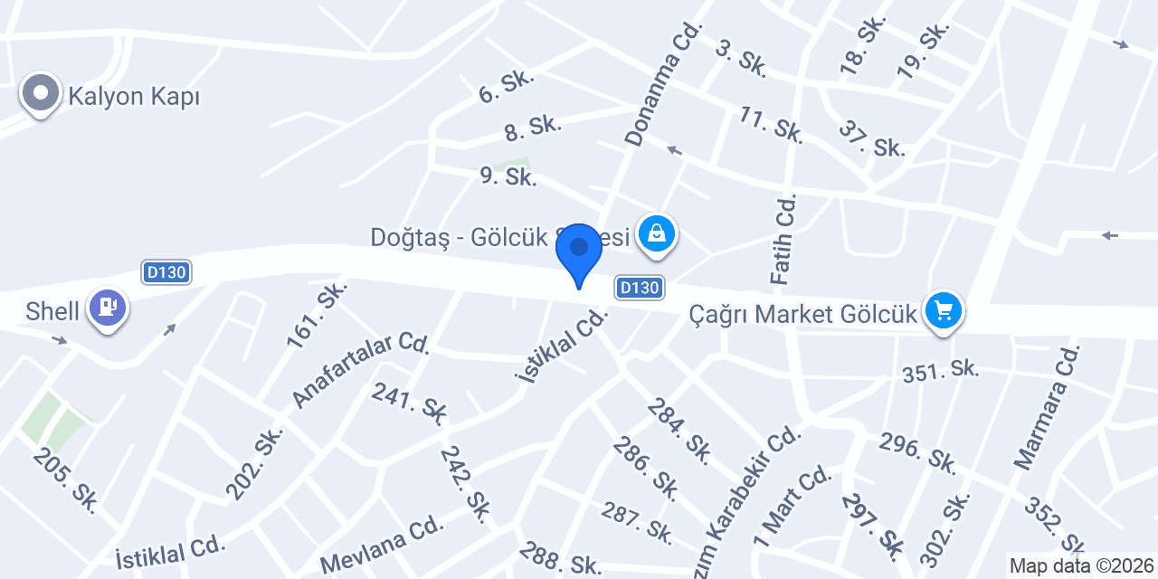 BAF Mimarlık konumu