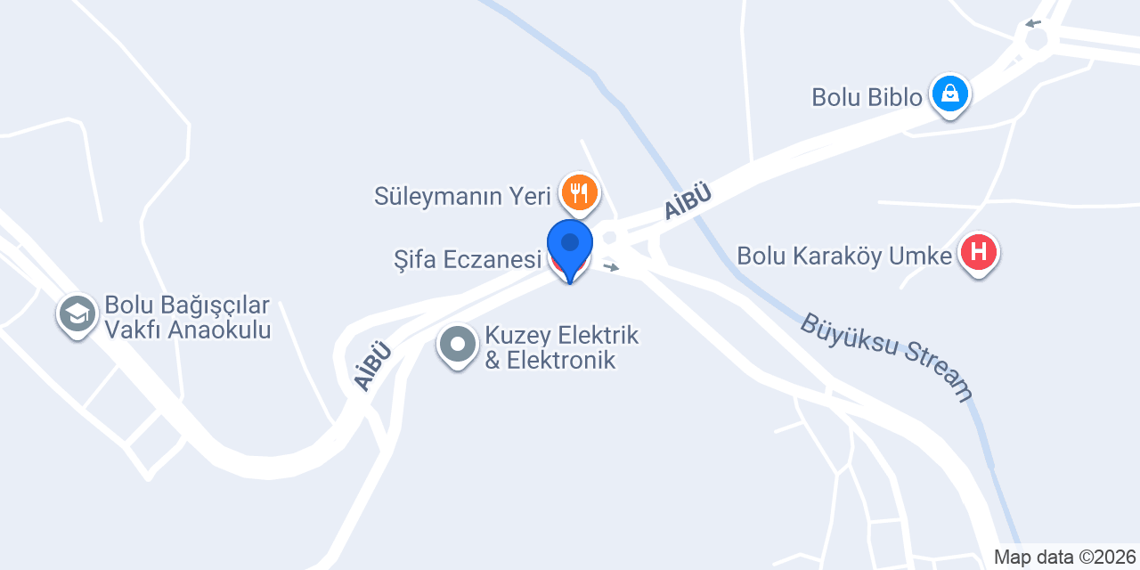 Şifa Eczanesi konumu