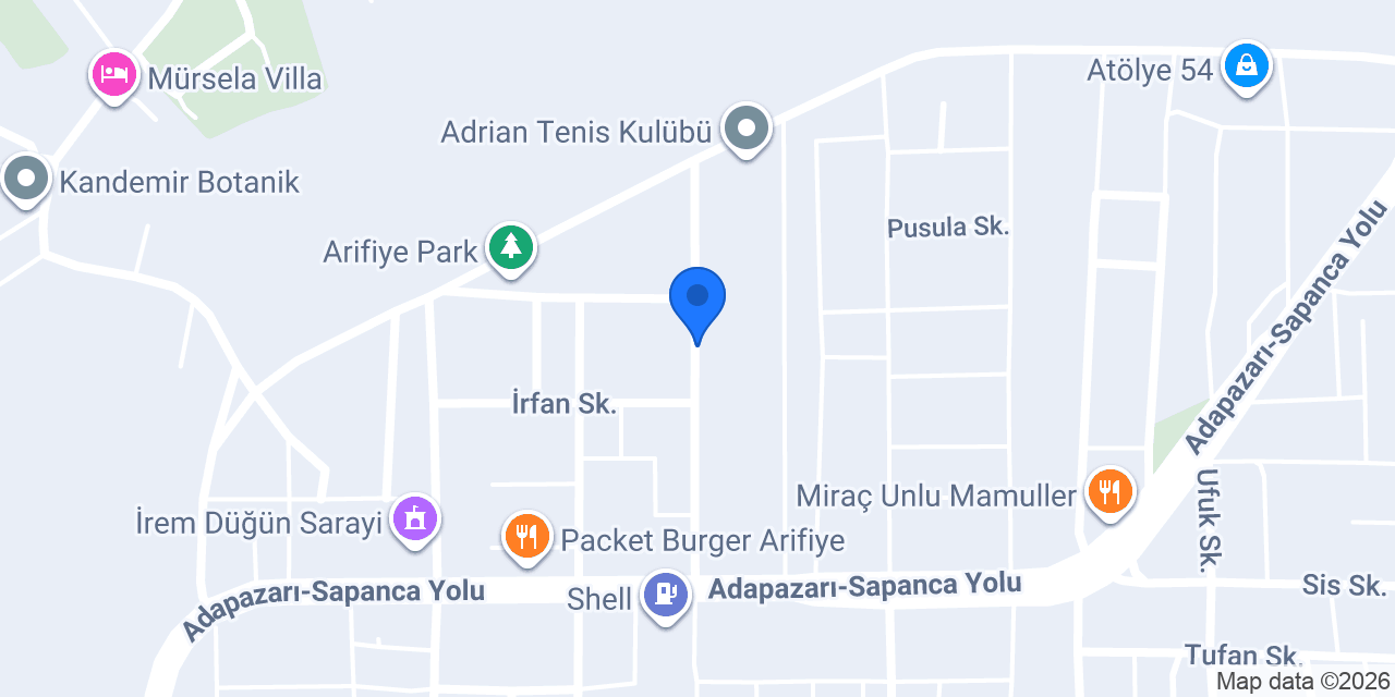 ARİFİYE İLKOKULU konumu