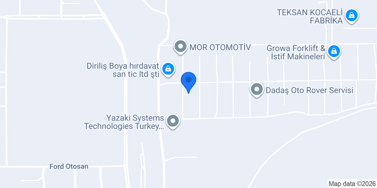 TEZİŞ OTOMOTİV konumu