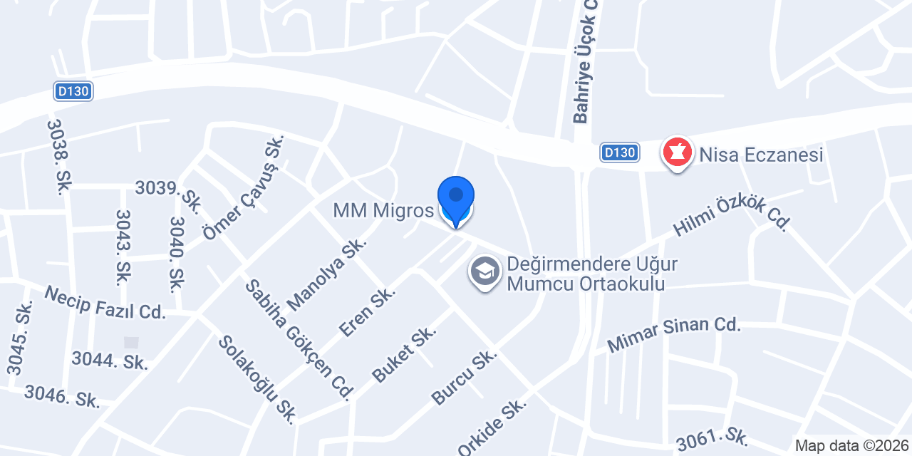 MM Migros konumu