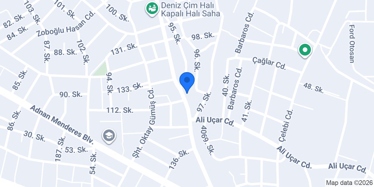 Mevlana Unlu Mamülleri konumu