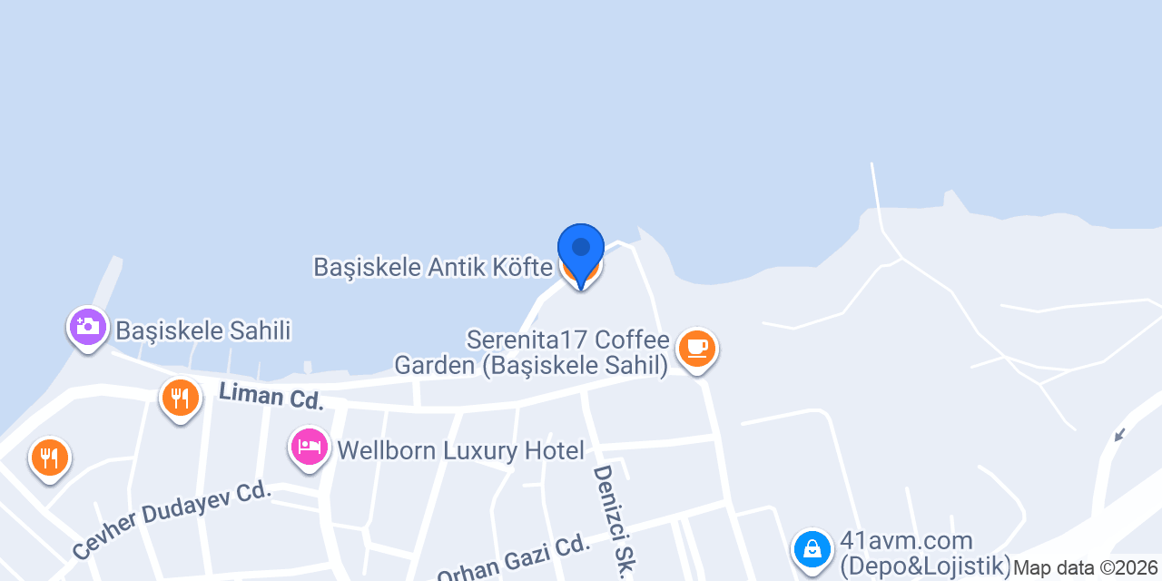 Başiskele Antik Köfte konumu