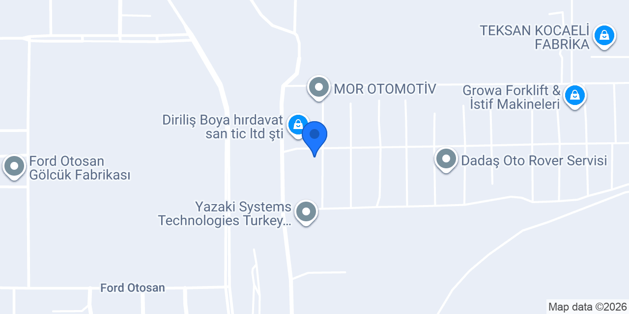 Baytekin Makina konumu