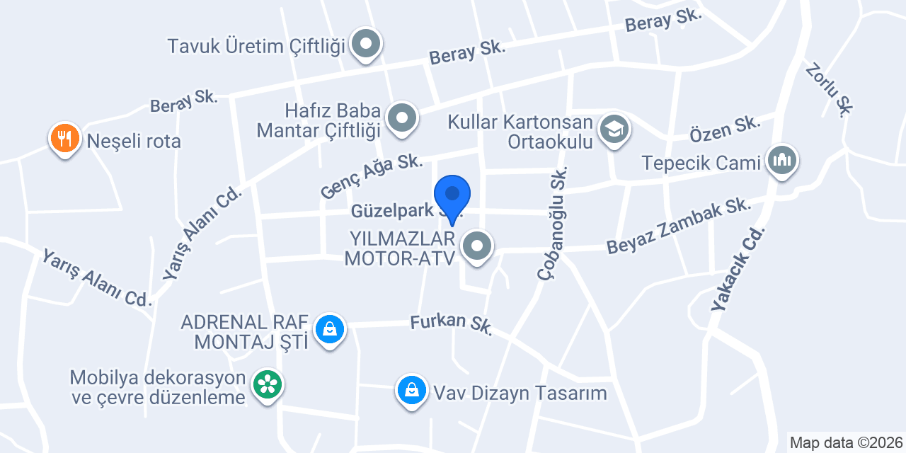 Mapavri Mobilya konumu