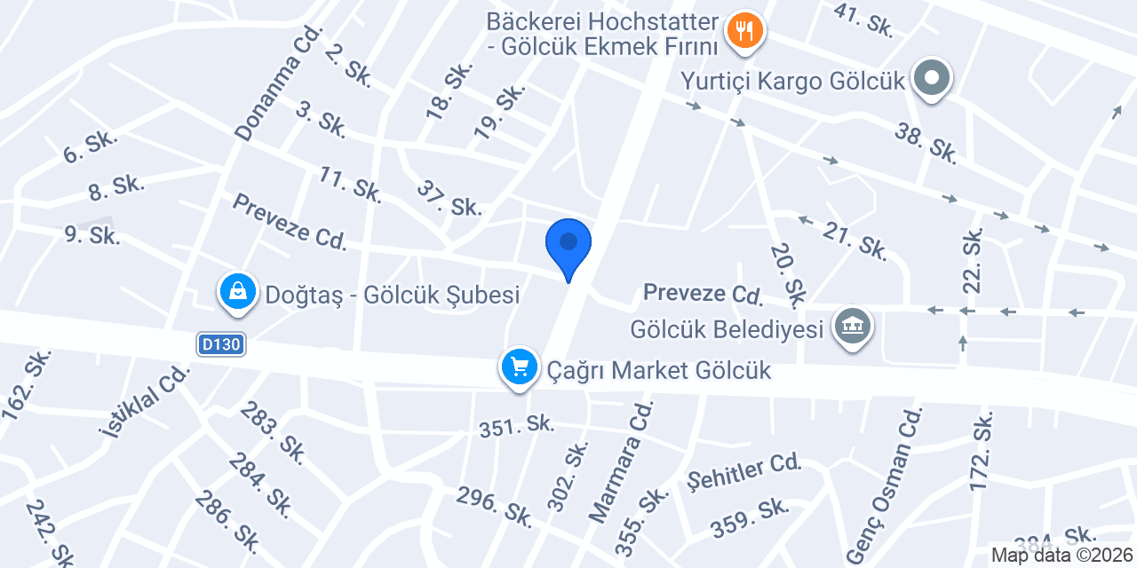 Arçelik Gölcük Yenidemir konumu