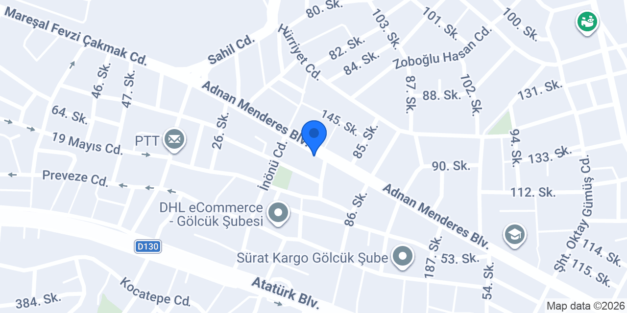 Gölcük Motors konumu