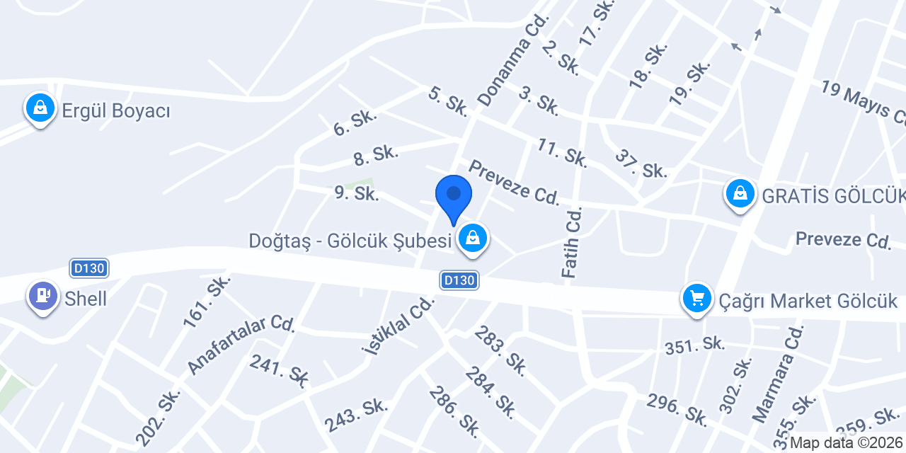 Gülce Optik konumu