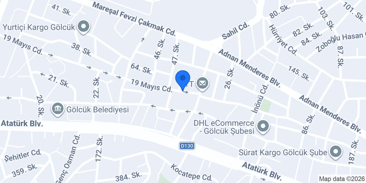 AKTÜRK İNŞAAT konumu
