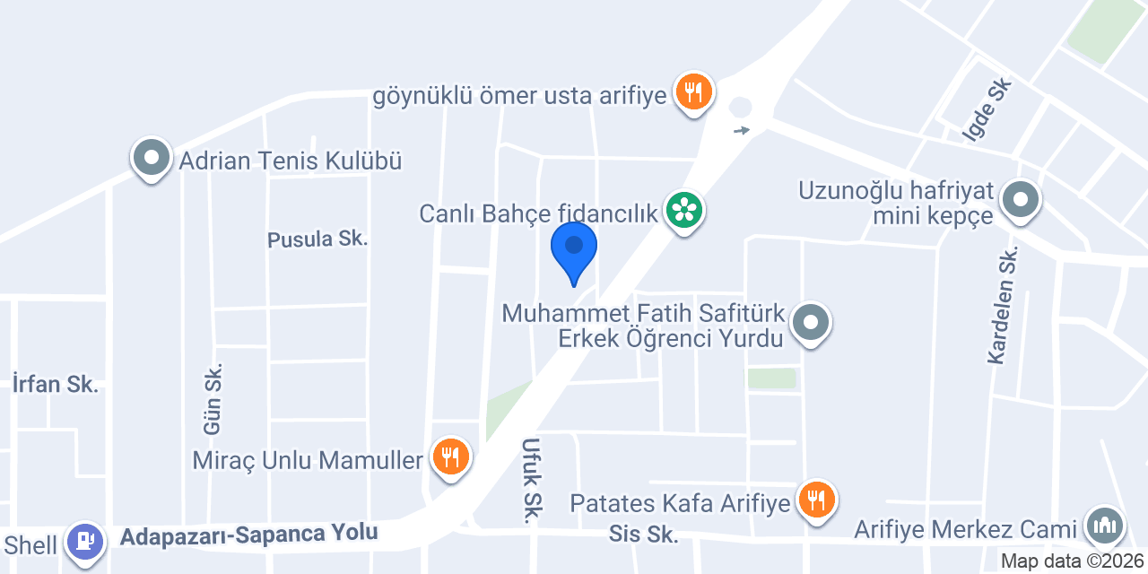 Vatan Veteriner Kliniği konumu