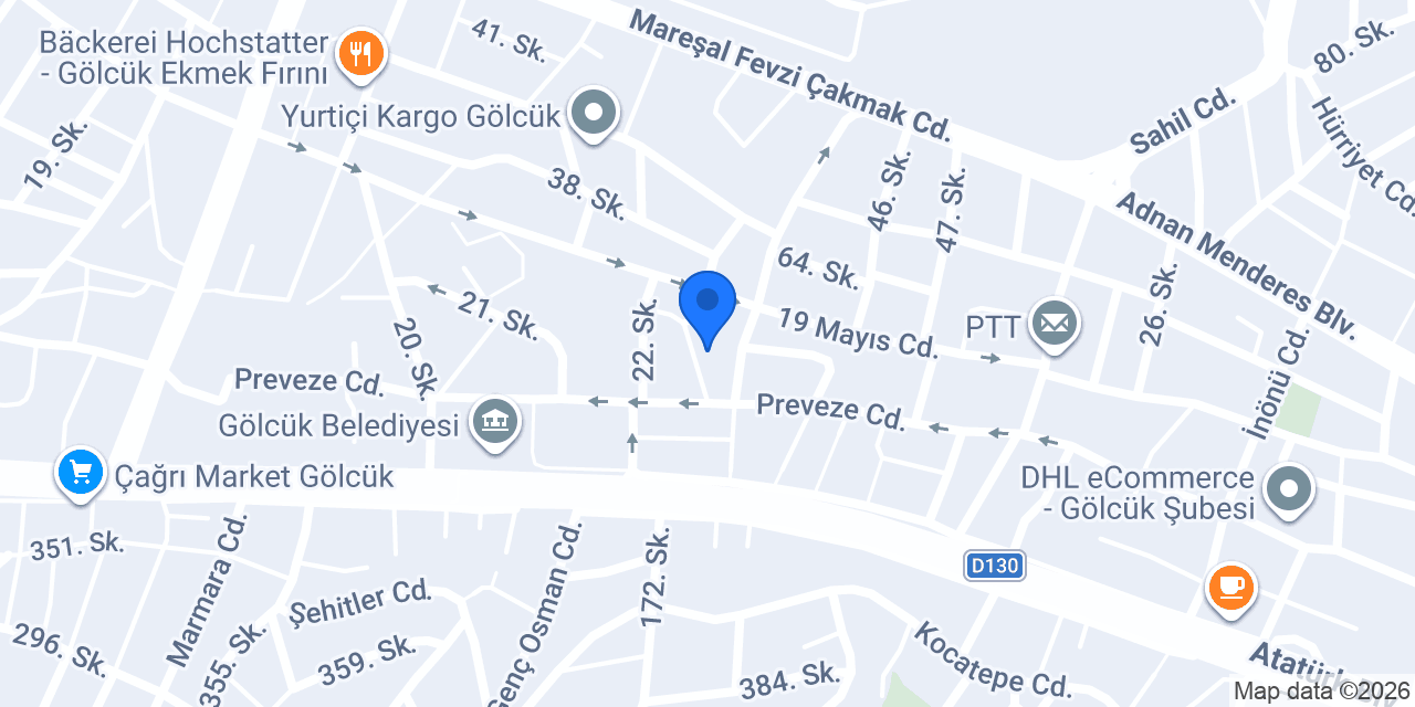 H&Y ELEKTRİK GÖLCÜK konumu