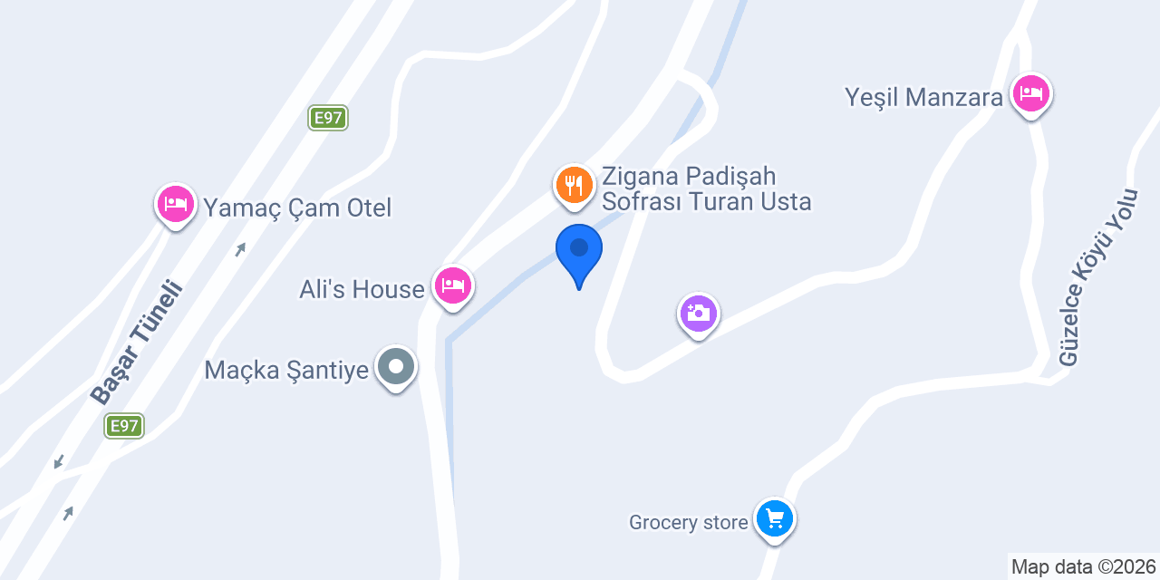 Hamsiköy vadi konaklama konumu