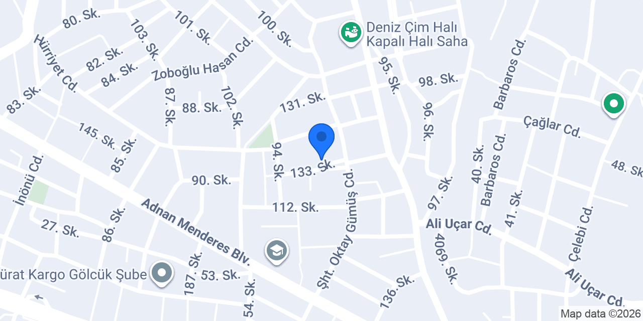 Gölcük Çapa Duşakabin konumu