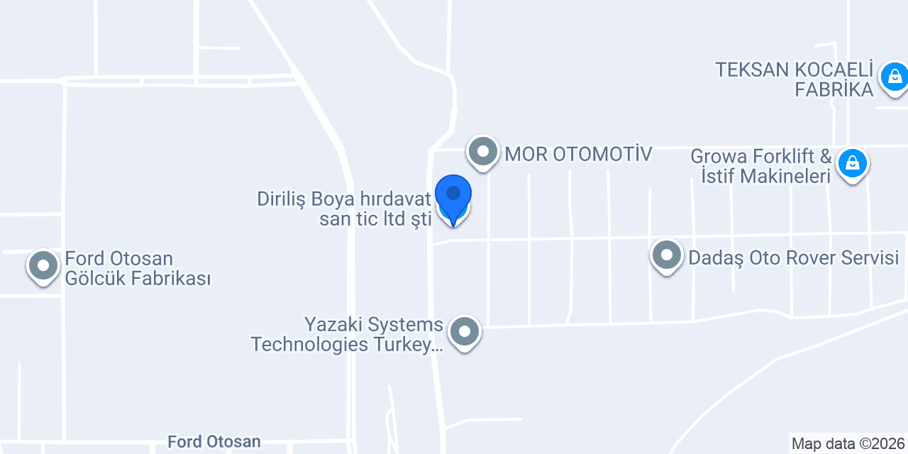 Diriliş Boya hırdavat san tic ltd şti konumu