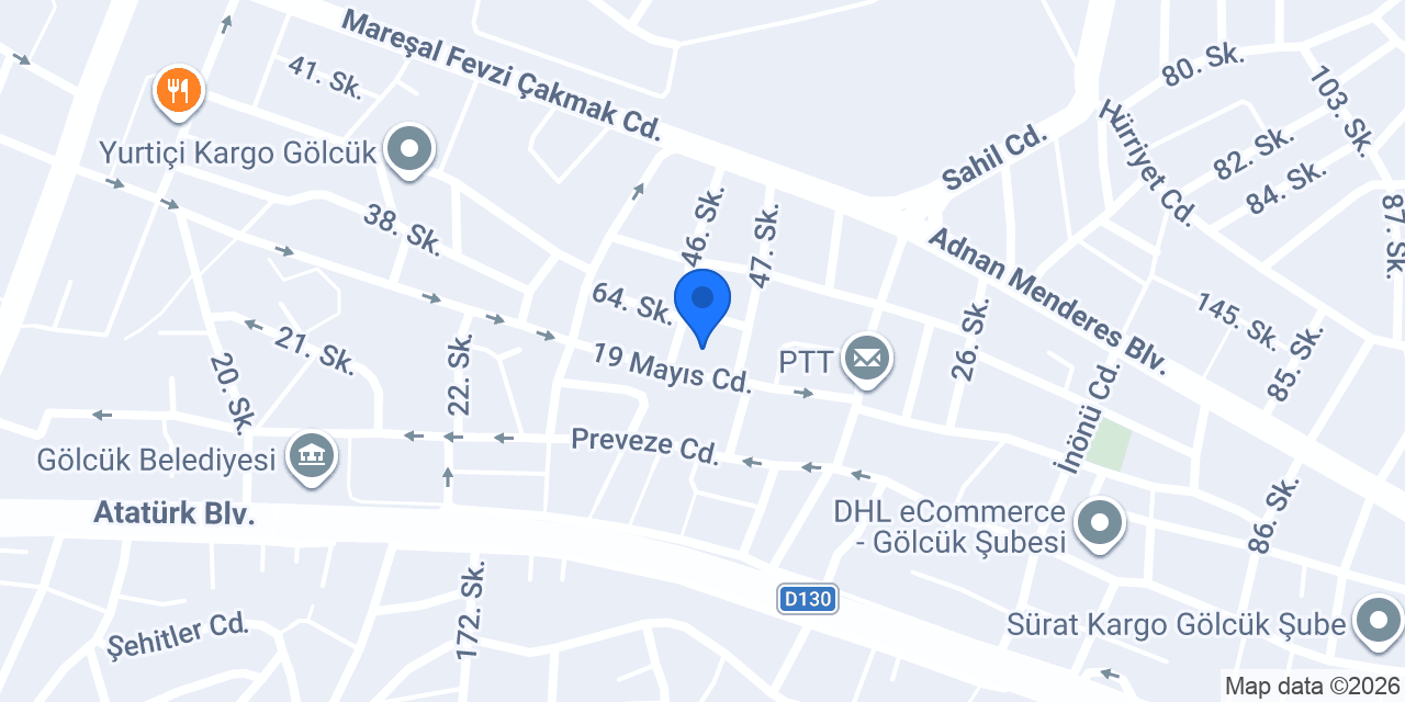 YK Mobilya konumu