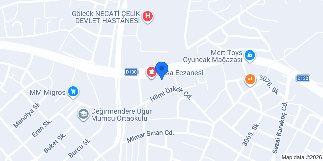 Sedef Eczanesi konumu