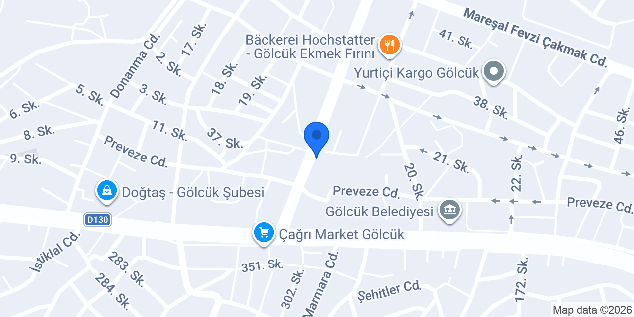 Huzur Taksi konumu
