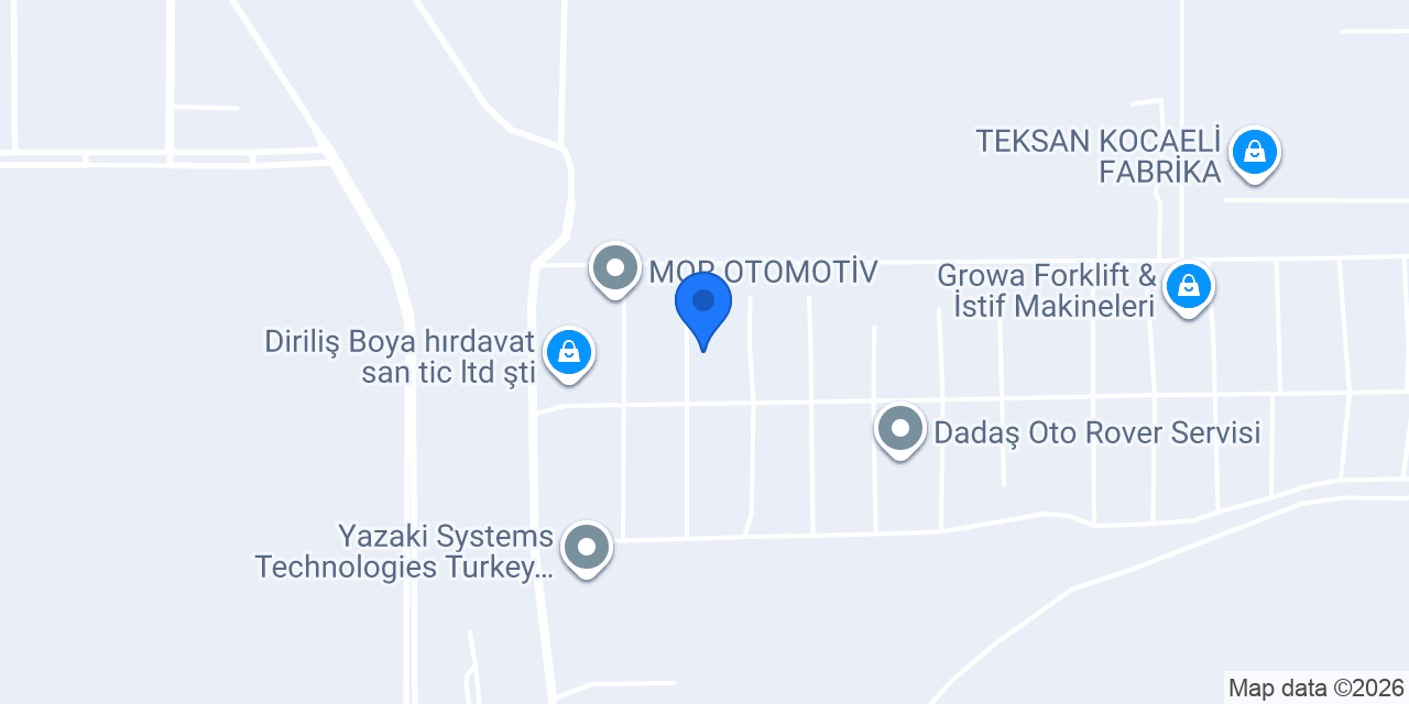 Güngördü Metal konumu