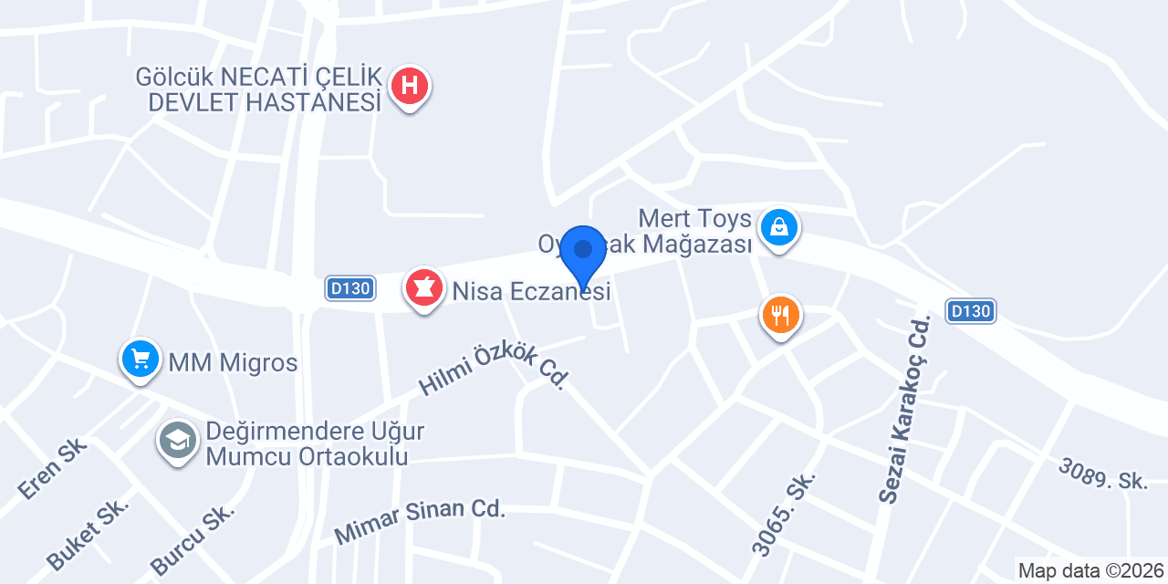 Baydar Çelik Yapı Taah. San. Ltd. Şti konumu