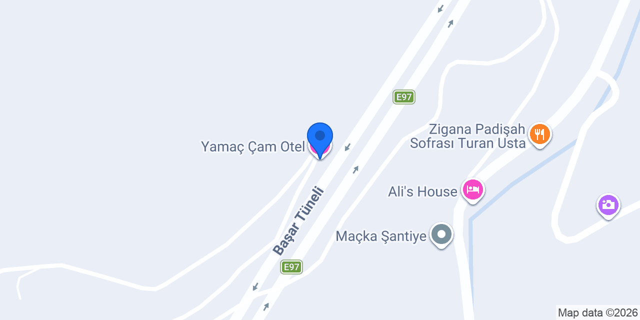 Yamaç Çam Otel konumu